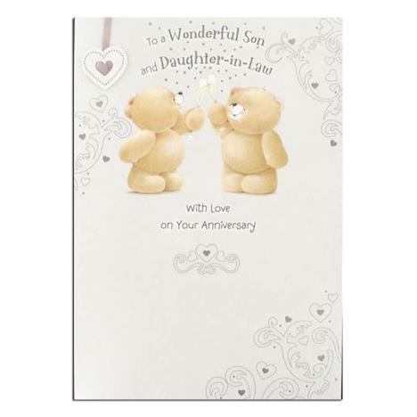 Son & Daughter-In-Law Forever Friends Anniversary Card